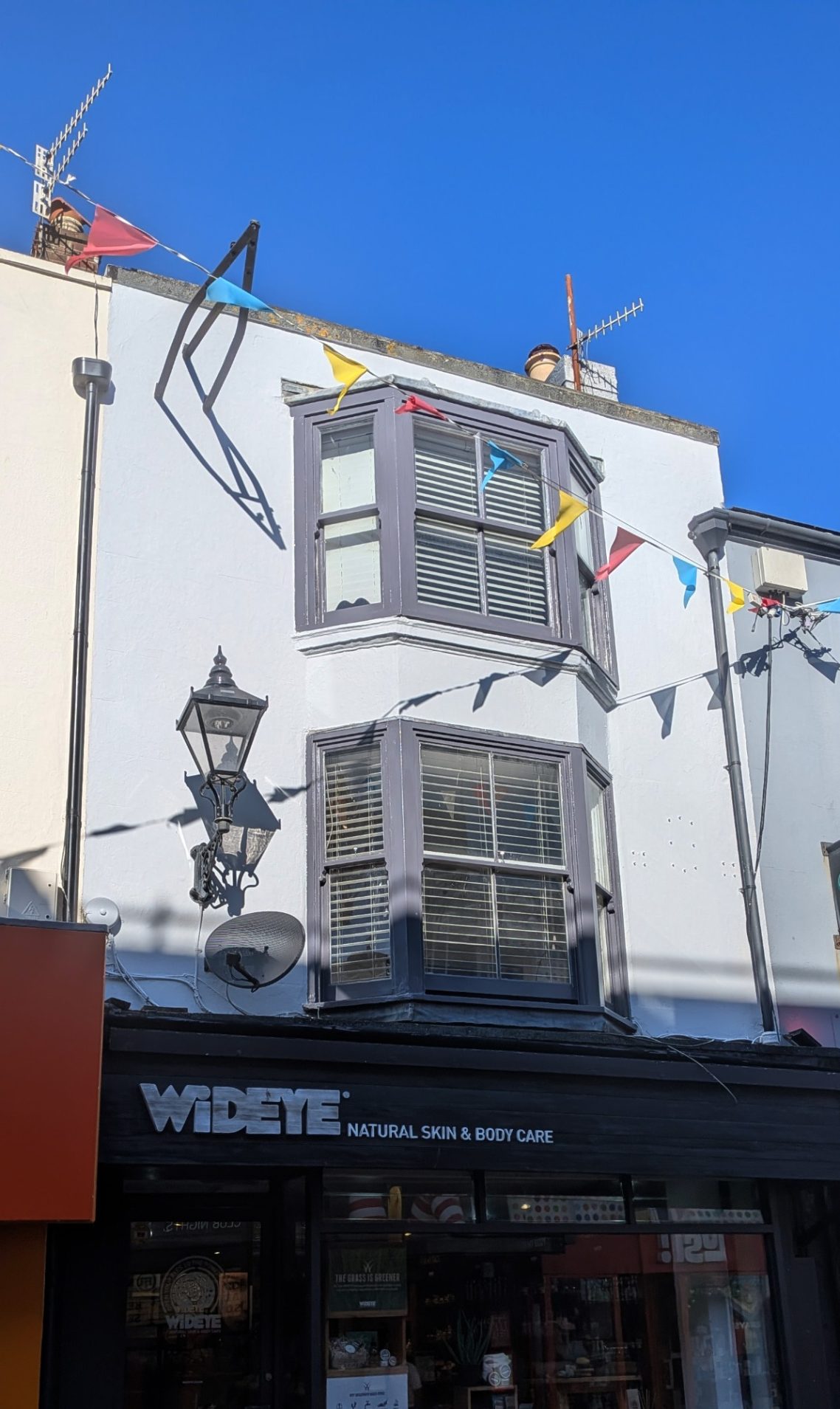 Flat above shop