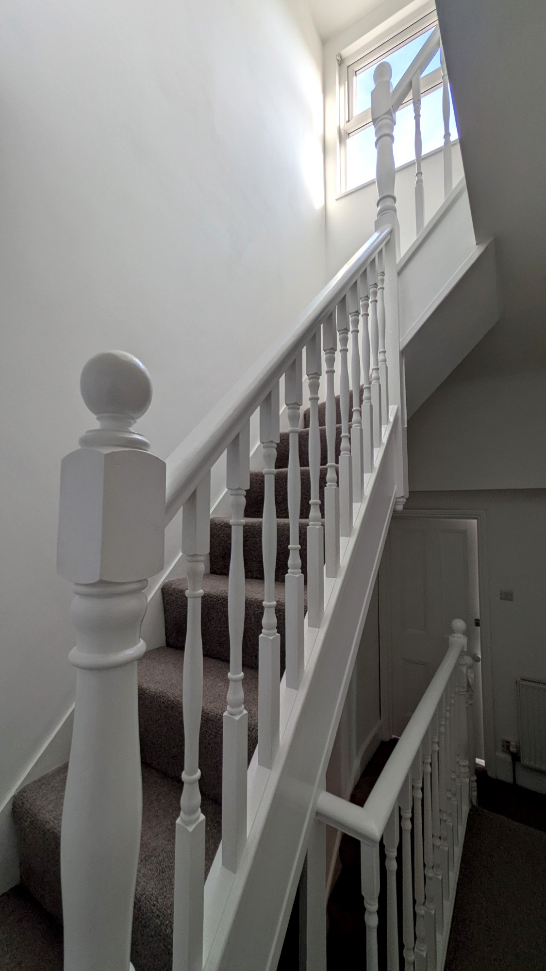 Staircase and bannisters